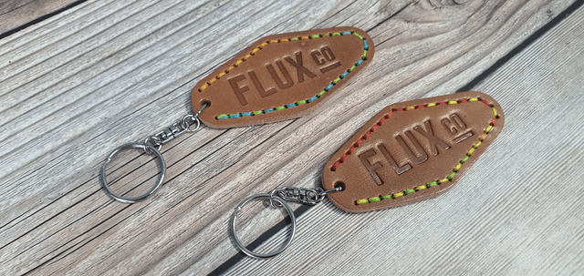 Flux Co. Stitched keyring