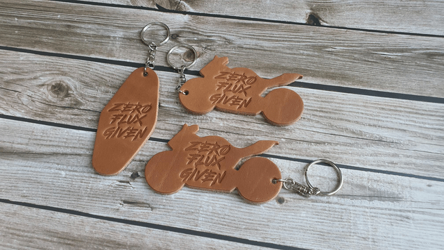 Zero Flux Given Motorcycle Keyring