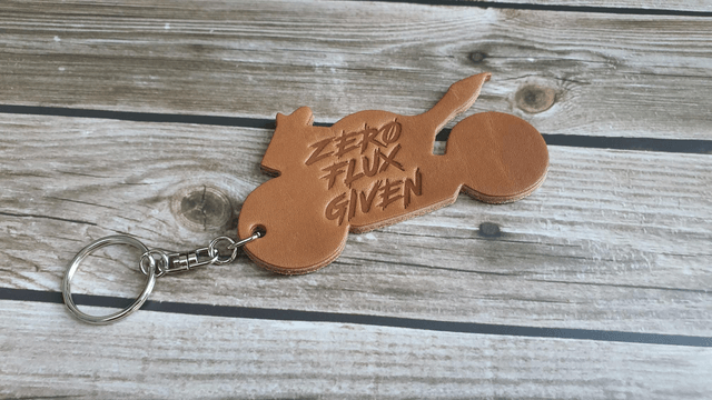 Zero Flux Given Motorcycle Keyring