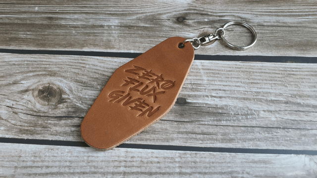 Zero Flux Given Motorcycle Keyring